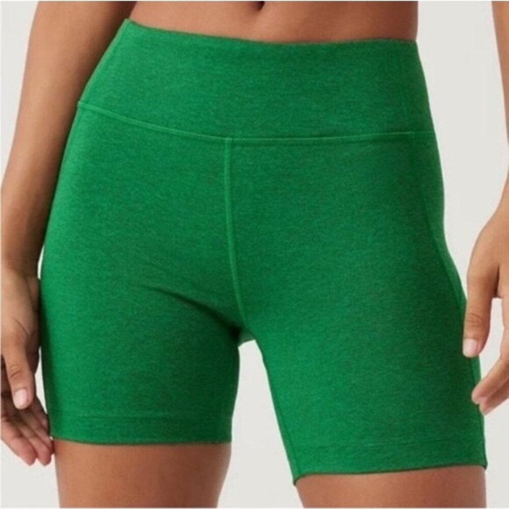 NWT Outdoor Voices Warmup 5" Biker Short XXS Spearmint Green Workout Mid Rise